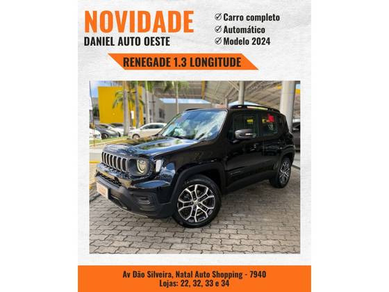 JEEP RENEGADE 1.3 T270 TURBO FLEX LONGITUDE AT6